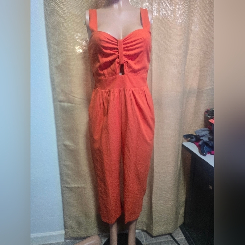 Women's Orange Jumpsuit